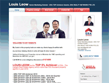 Tablet Screenshot of louisleow.com
